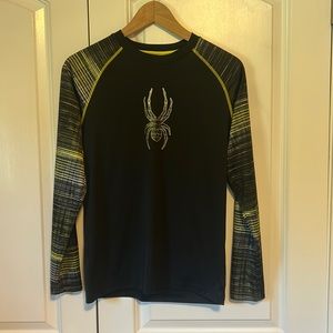 Spyder boys active long sleeve tee shirt Large 14